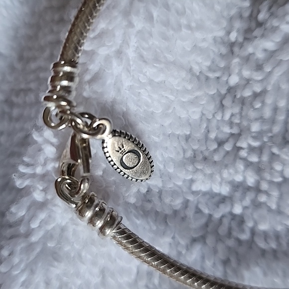 Pandora Charm Bracelet Sterling Silver 7" - Picture 2 of 4
